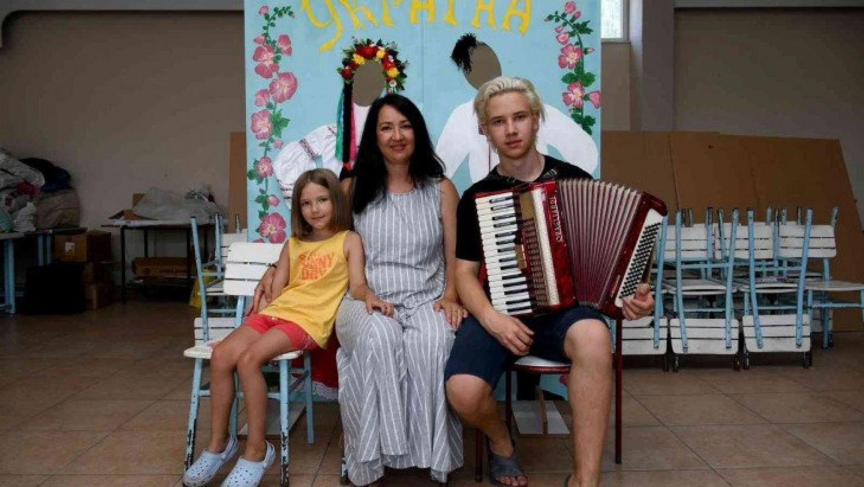 Savaş mağduru Ukraynalı çocuklar babalar gününü buruk geçiriyor