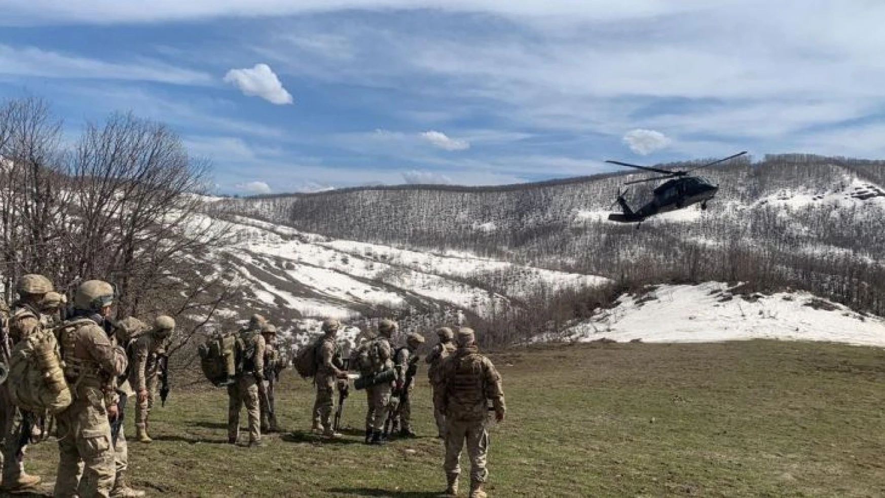 Tunceli'de Eren Abluka-7 Şehit Jandarma Uzman Çavuş Burak Tortumlu operasyonu başlatıldı