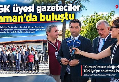 Belediye Başkanı Emre Demirci 'Kaman' vizyonunu gazetecilerle paylaştı