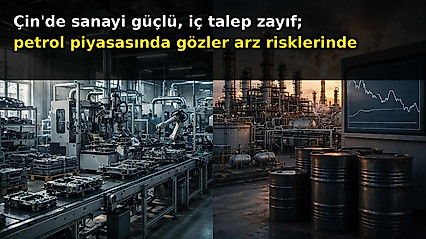 Çin'de sanayi güçlü, iç talep zayıf petrol piyasasında gözler arz risklerinde