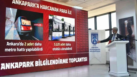 Ankara Büyükşehir Belediyesi'ne 3 yıl sonra devredilen ANKAPARK'ın geleceğine halk karar verecek