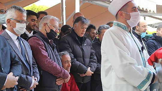 Kazada hayatını kaybeden milli atlet Ata Yahşi, son yolculuğuna uğurlandı