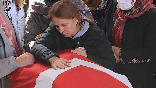 Kazada hayatını kaybeden milli atlet Ata Yahşi, son yolculuğuna uğurlandı