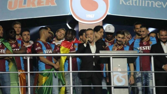 Trabzonspor şampiyonluk kupasını aldı