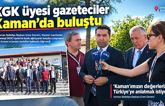 Belediye Başkanı Emre Demirci 'Kaman' vizyonunu gazetecilerle paylaştı