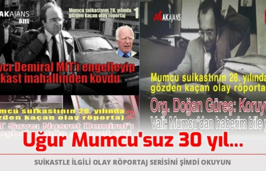 Uğur Mumcu'suz 30'uncu yıl... Suikastle ilgili olay röportaj serisini şimdi okuyun