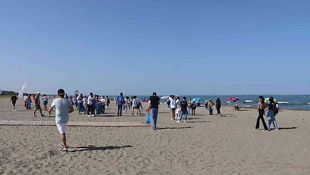 'Dünya Temizlik Günü'nde Samsun plajları temizlendi