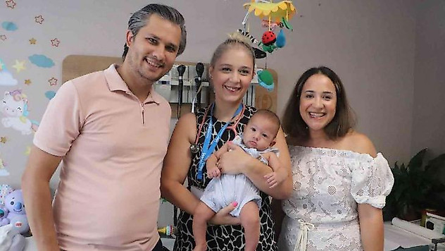 1 kilo doğan Çağan bebek hayata tutundu