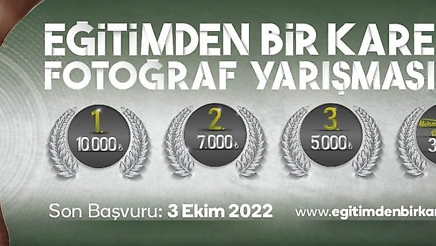 5. Eğitimden Bir Kare Fotoğraf Yarışması başladı