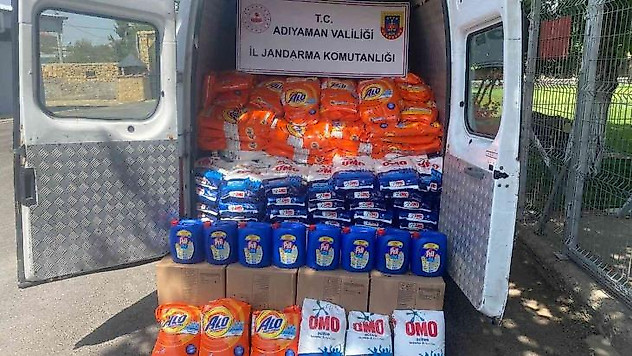 Adıyaman'da sahte deterjan ele geçirildi