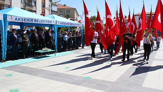 Akşehir'de 30 Ağustos Zafer Bayramı kutlandı