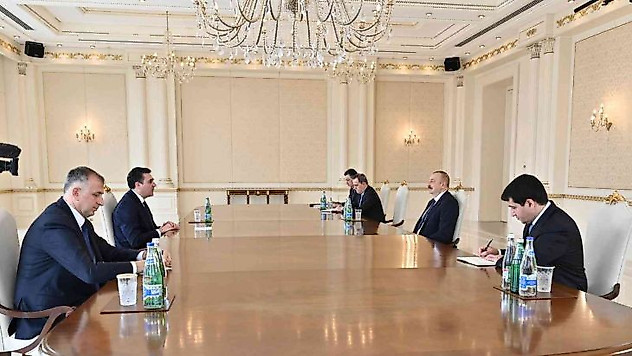 Aliyev, Gürcistan Dışişleri Bakanı Darçiaşvili'yi kabul etti