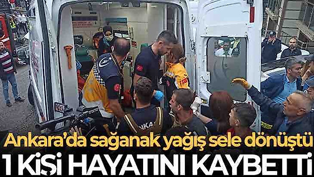 Ankara'nın Keçiören ilçesinde İncirli Mahallesi'nde bulunan bir binanın bodrum katında dolan yağmur suları sonrası bir kadının cansız bedenine ulaşıldı.