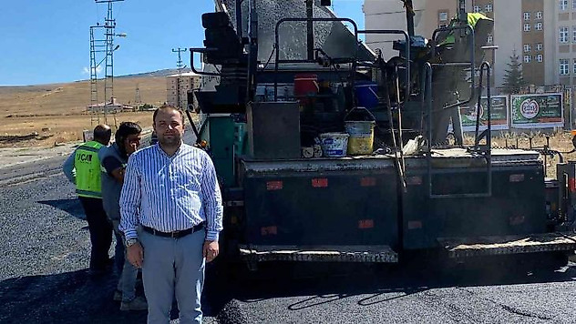 Ardahan'da hastane yolu nihayet asfaltlandı