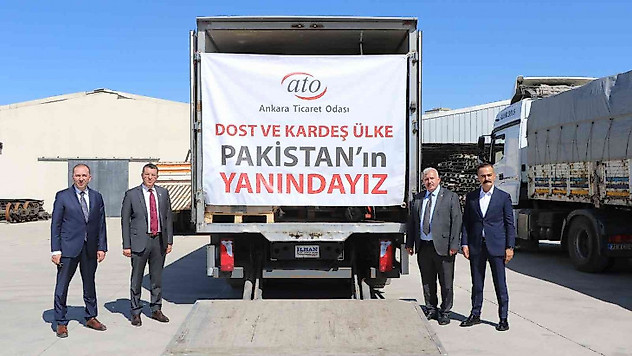 ATO'dan sel felaketinden etkilenen Pakistan'a yardım