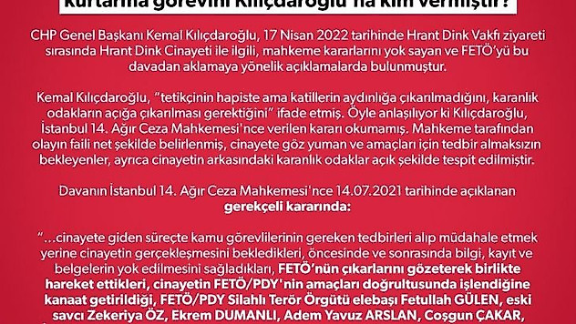 Bakan Soylu: 'FETÖ'yü kurtarma görevini Kılıçdaroğlu'na kim vermiştir?'