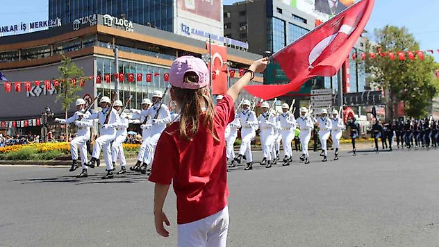 Başkentte 30 Ağustos Zafer Bayramı yürüyüşü