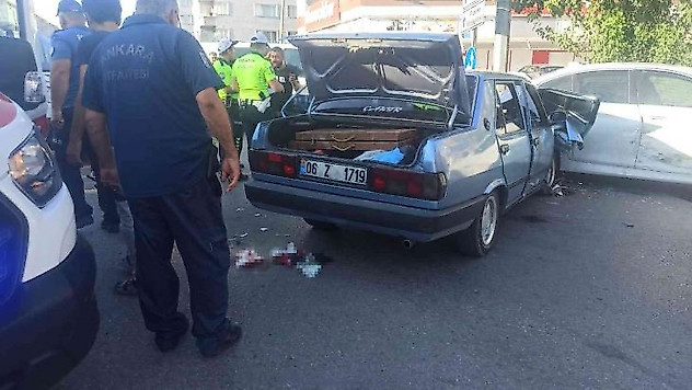 Başkentte trafik kazası: 4 yaralı