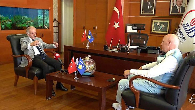 Bayrampaşa Belediye Başkanı Atila Aydıner, Kosova Güvenlik Gücü Komutanı'nı kabul etti