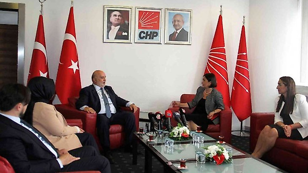 BBP ve DP'den CHP'ye bayram ziyareti
