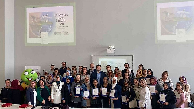 Beykoz'un 100 çevreci kadını sertifikasını aldı