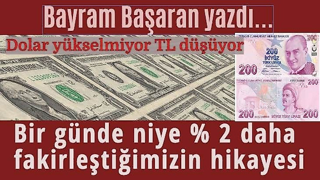 Bir günde niye yüzde 2 daha fakirleştiğimizin hikayesi