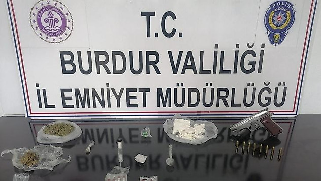 Burdur'da uyuşturucu operasyonu: 1 tutuklama