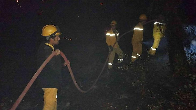Canları pahasına alevlere müdahale ediyorlar
