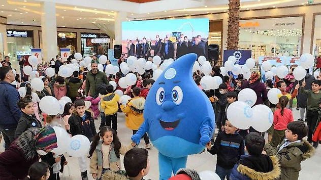 Ceylan Karavil Park AVM su kullanım bilincine dikkat çekti