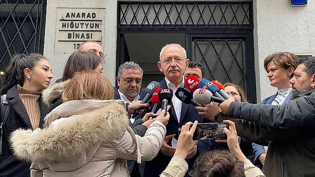 Kılıçdaroğlu, Hrant Dink Vakfı'nı ziyaret etti