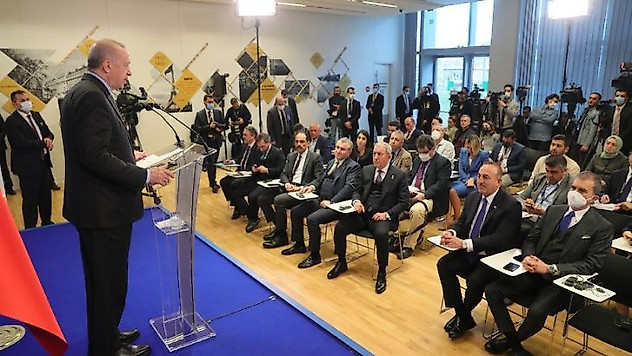 Cumhurbaşkanı Erdoğan: 'Sadece Avrupa güvenlik mimarisinin değil küresel güvenlik algısının da kökten değiştiği bir süreçten geçiyoruz'