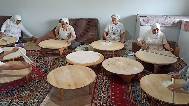 Devrek'in meşhur beyaz baklavası bayrama hazırlanıyor