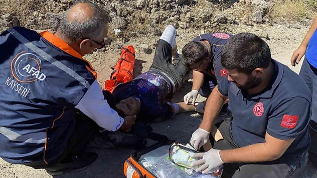 Doğadaki bisiklet turu hastanede bitti