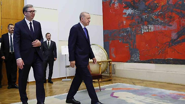Erdoğan, Sırp mevkidaşı Vuçiç ile görüştü