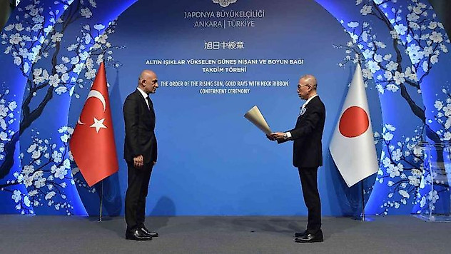 Erman Ilıcak'a Japonya'nın en yüksek devlet nişanı takdim edildi