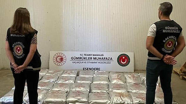 Esendere Gümrük Kapısı'nda yarım ton eroin ele geçirildi