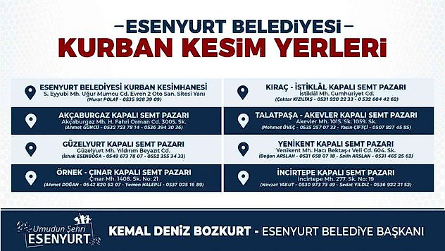 Esenyurt Belediyesi bayrama hazır
