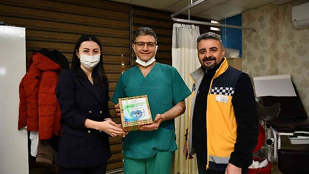 Esenyurt Belediyesi doktorları unutmadı
