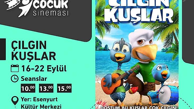 Esenyurtlu minikler çocuk sineması ile buluşacak