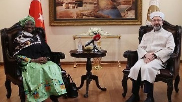 Fildişi Sahili Dışişleri Bakanı'ndan Diyanet İşleri Başkanı Erbaş'a ziyaret