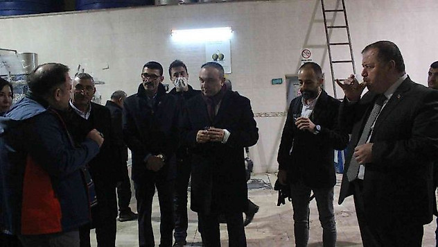 Gastronomi profesyonelleri Kilis'te zeytinyağı fabrikalarını gezdi