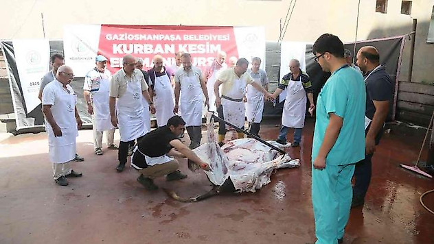Gaziosmanpaşalı kasaplar yaklaşan Kurban Bayramı'nda göreve hazır