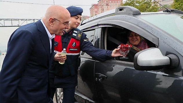 İçişleri Bakan Yardımcısı Erdil, Ordu'da trafik denetimi yaptı