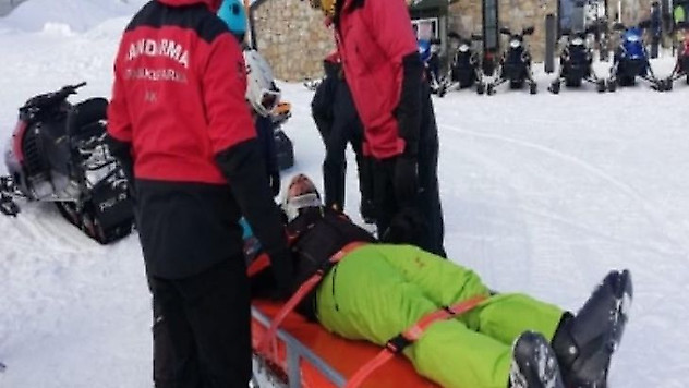 JAK timleri Davraz kayak merkezinde güven veriyor