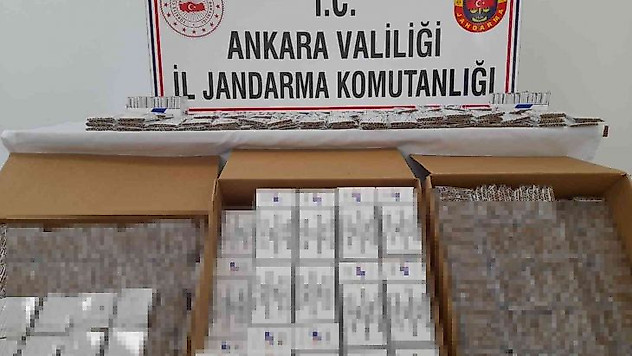 Jandarmadan sigara kaçakçılarına suçüstü