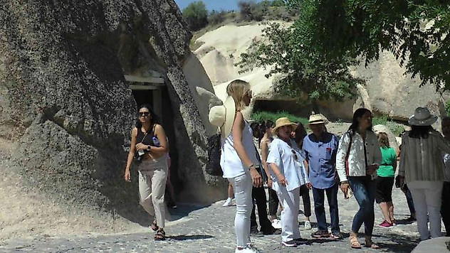 Kapadokya'daki ören yerlerini ziyaret eden turist sayısı 2,5 milyonu geçti