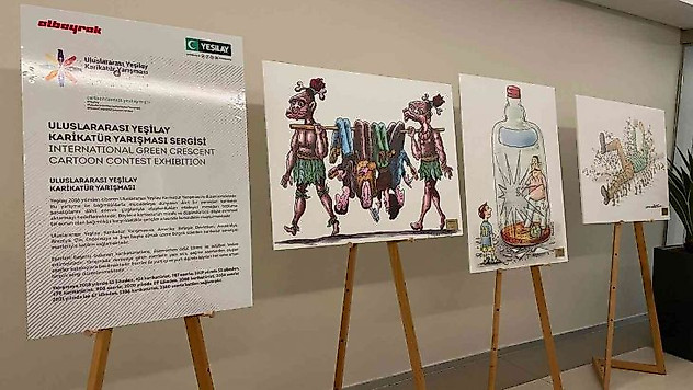 Karikatürler bağımlılığa karşı farkındalık için yarıştı
