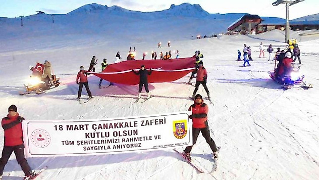 Kayseri'de jandarma ekipleri 18 Mart'ı böyle andı
