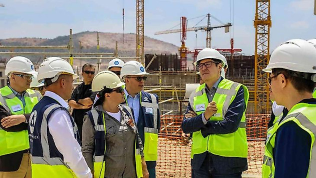 Kazakistan Enerji Bakanı Akçulakov ve beraberindeki heyet Akkuyu NGS'yi gezdi