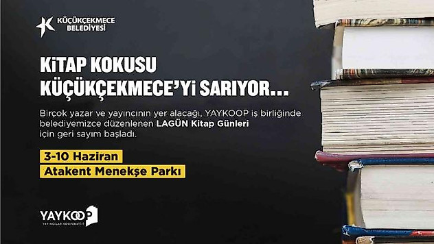 Kitap kokusu Küçükçekmece'yi sarıyor